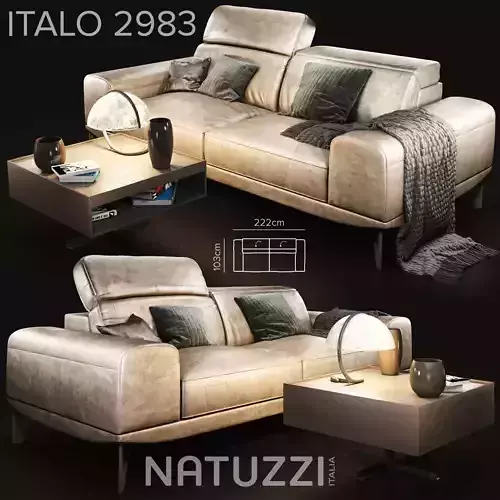 Sofa Natuzzi Italo part