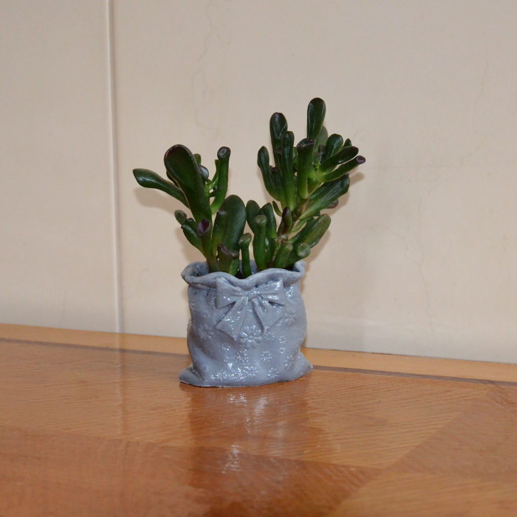Pouch plant pot 3D print model_4