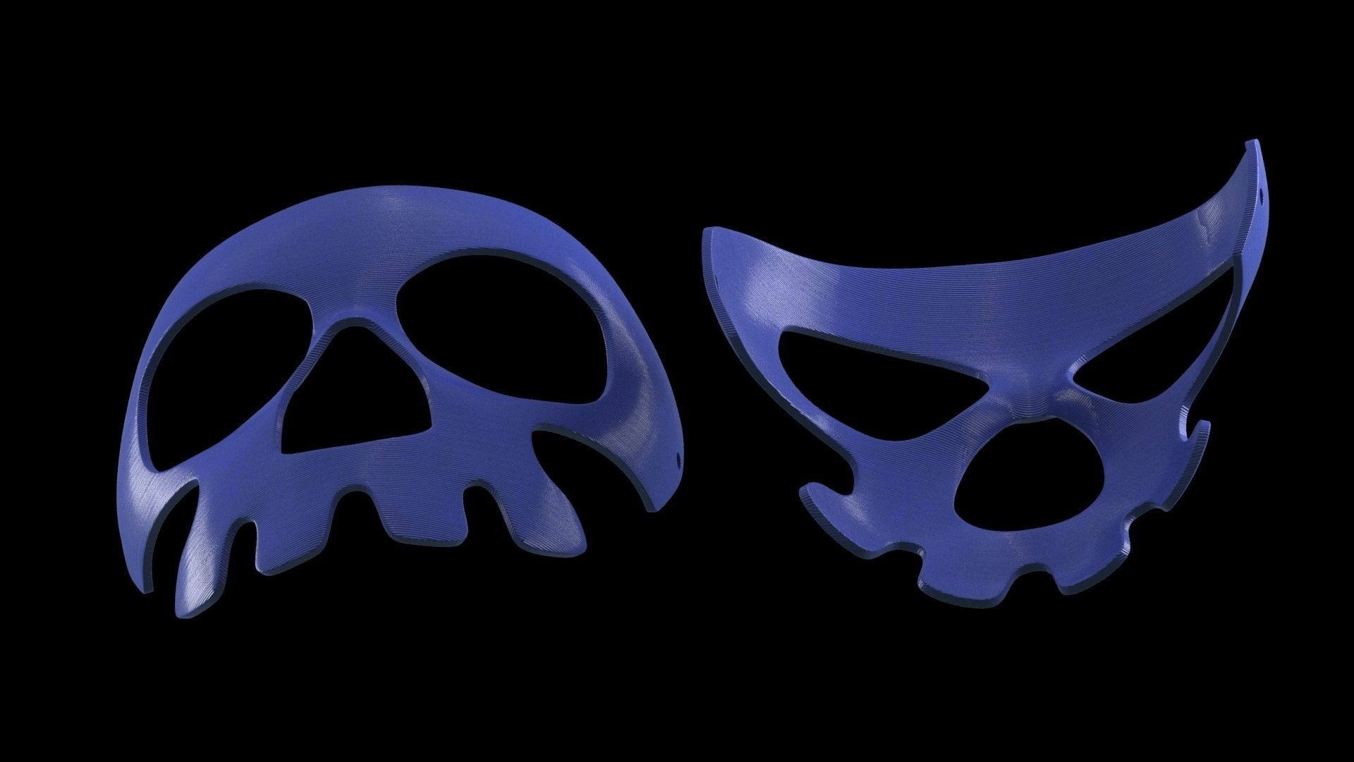 Printable Halloween Skull Mask 3D print model_4
