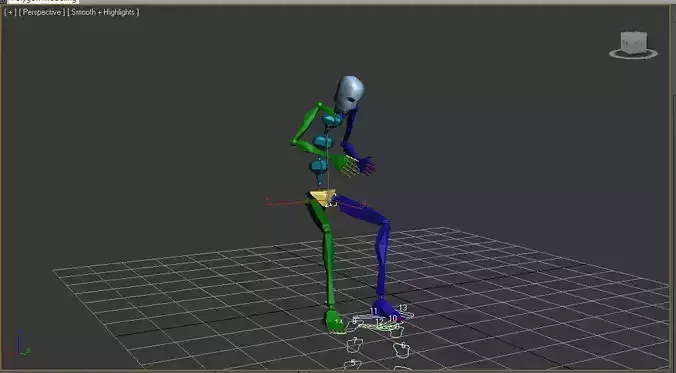 Motion Capture Files - Sitting 3D model