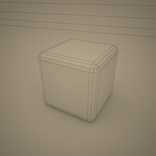 Illuminated Cubes 3D model_10