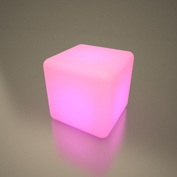 Illuminated Cubes 3D model_9