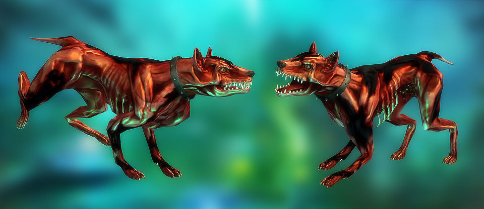 3DRT - Zombie Dog  Low-poly 3D model_4