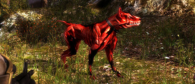 3DRT - Zombie Dog  Low-poly 3D model