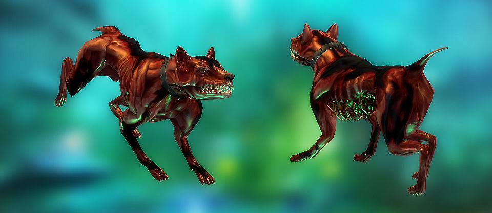 3DRT - Zombie Dog  Low-poly 3D model_5