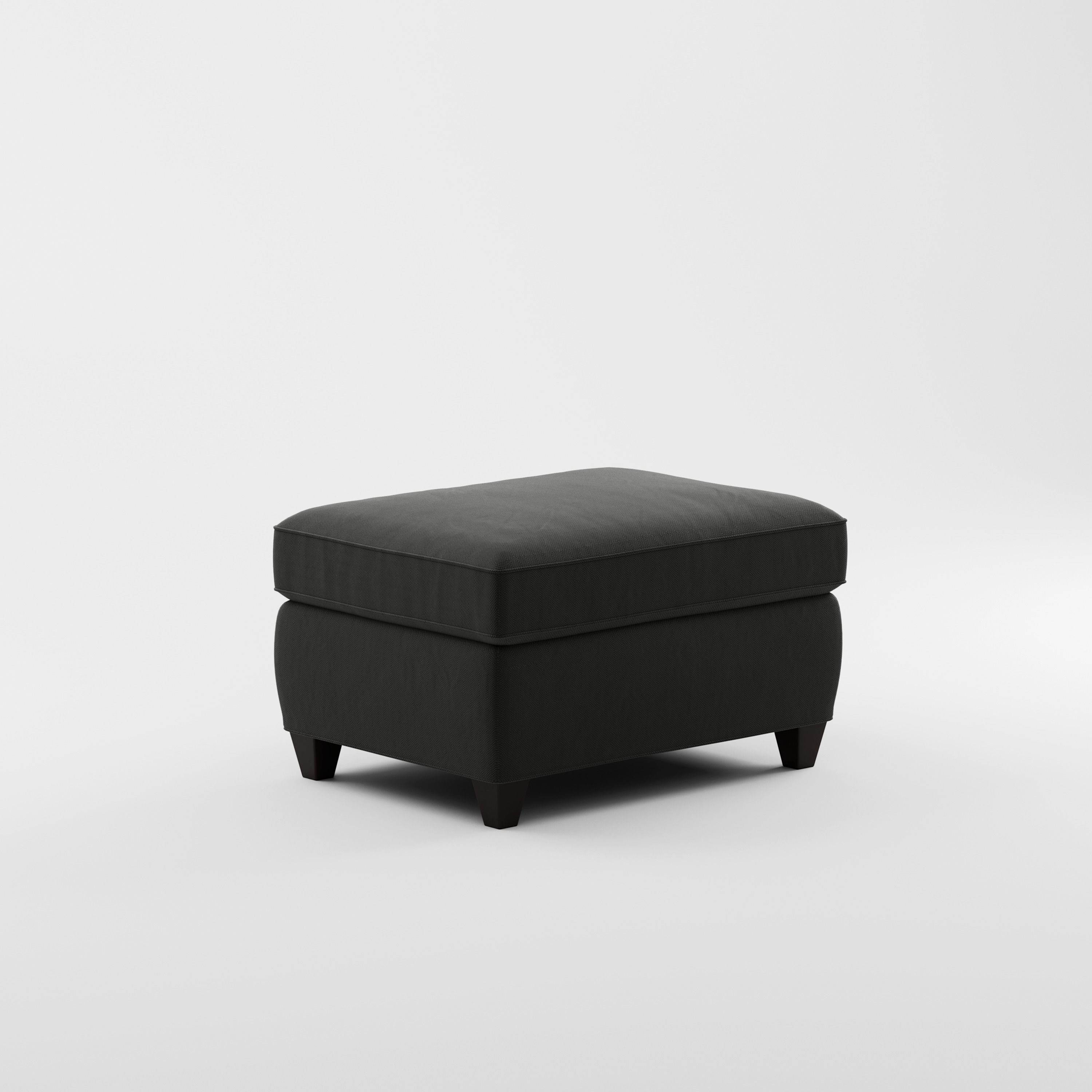 Crate and Barrel Dryden Ottoman 3D model_2