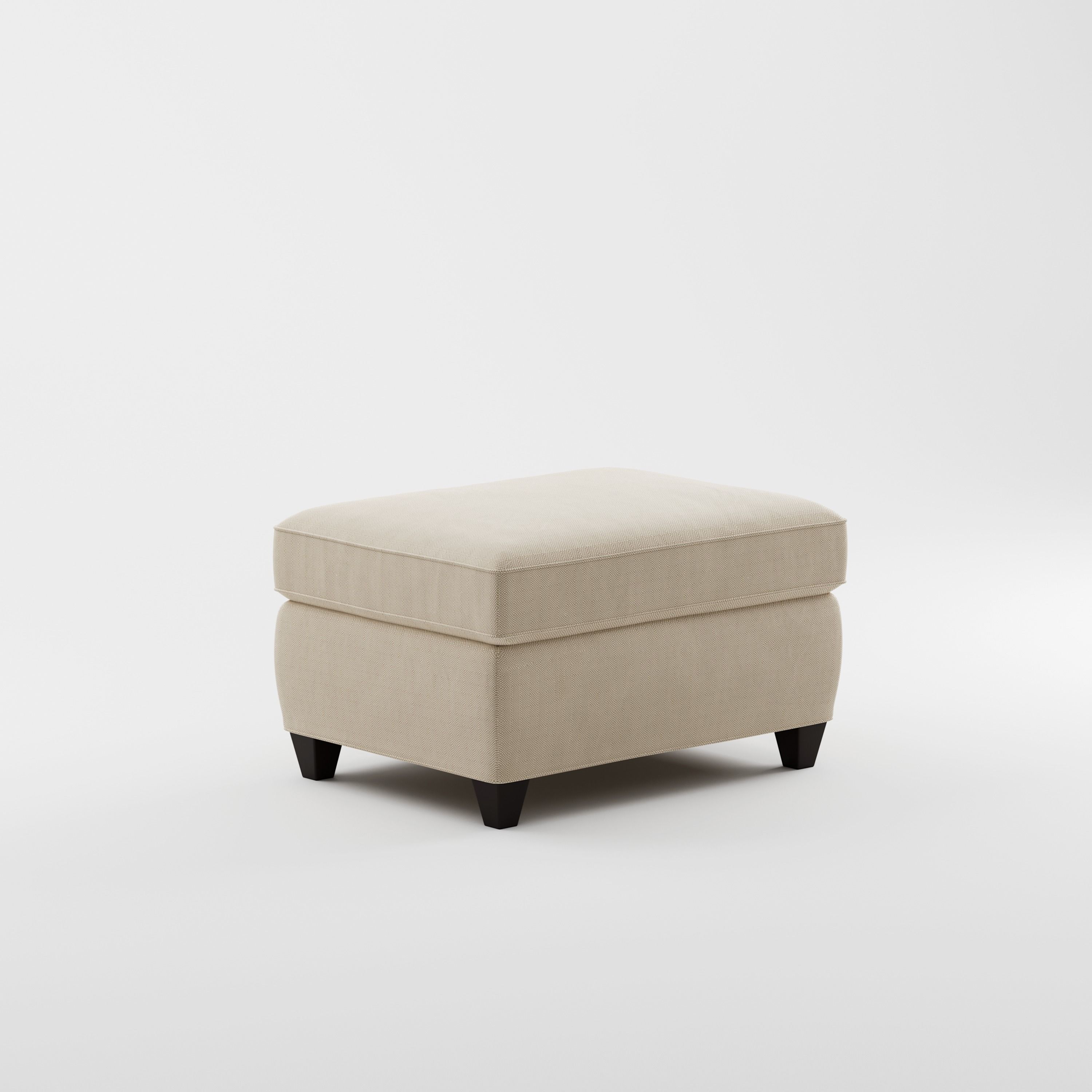 Crate and Barrel Dryden Ottoman 3D model_3