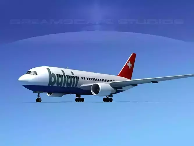 Boeing 767-200ER Balair 3D model