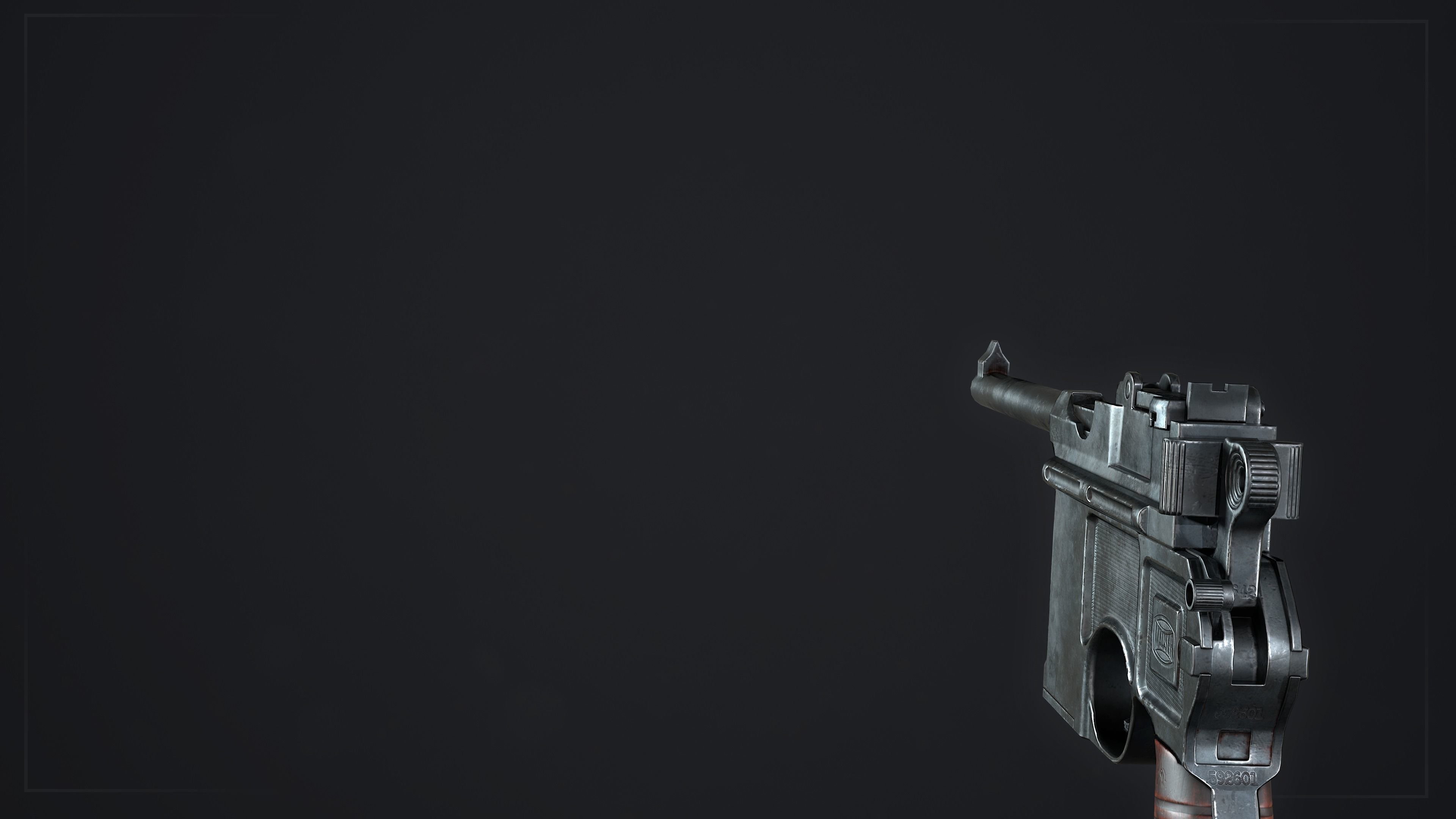 PBR Mauser C96 Low-poly 3D model_5