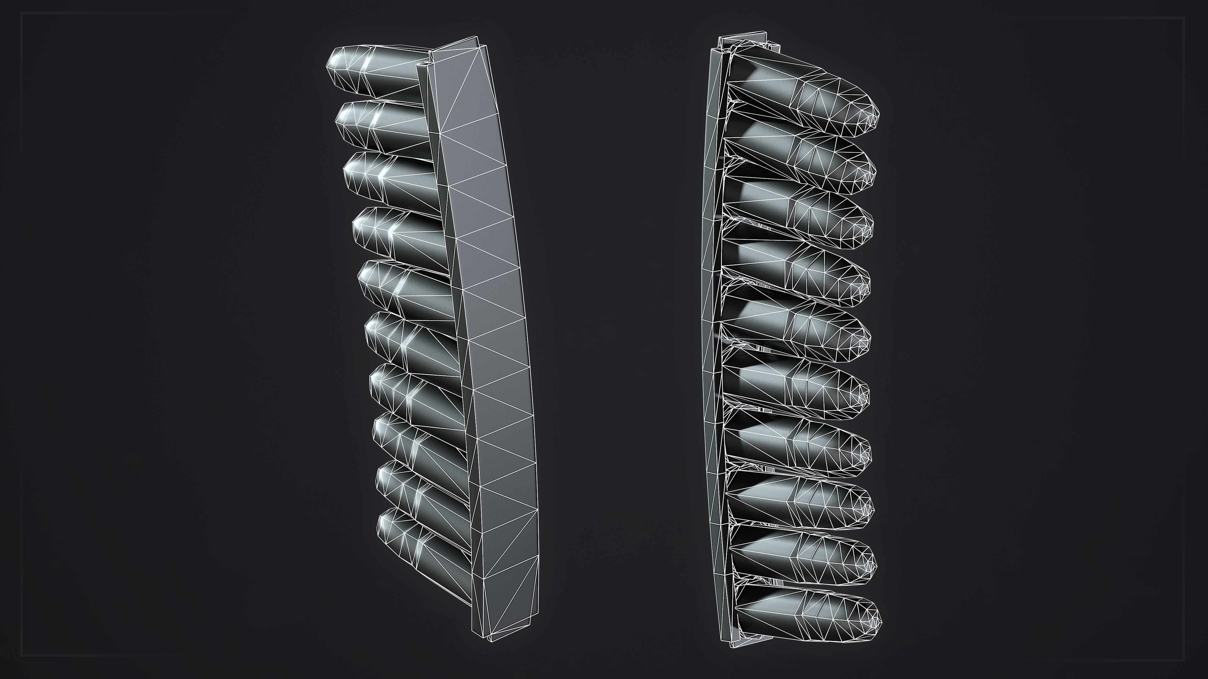 PBR Mauser C96 Low-poly 3D model_12