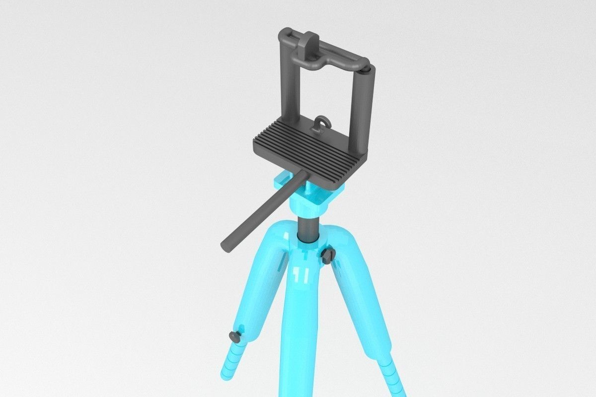 Iphone Tripod 3D print model_2
