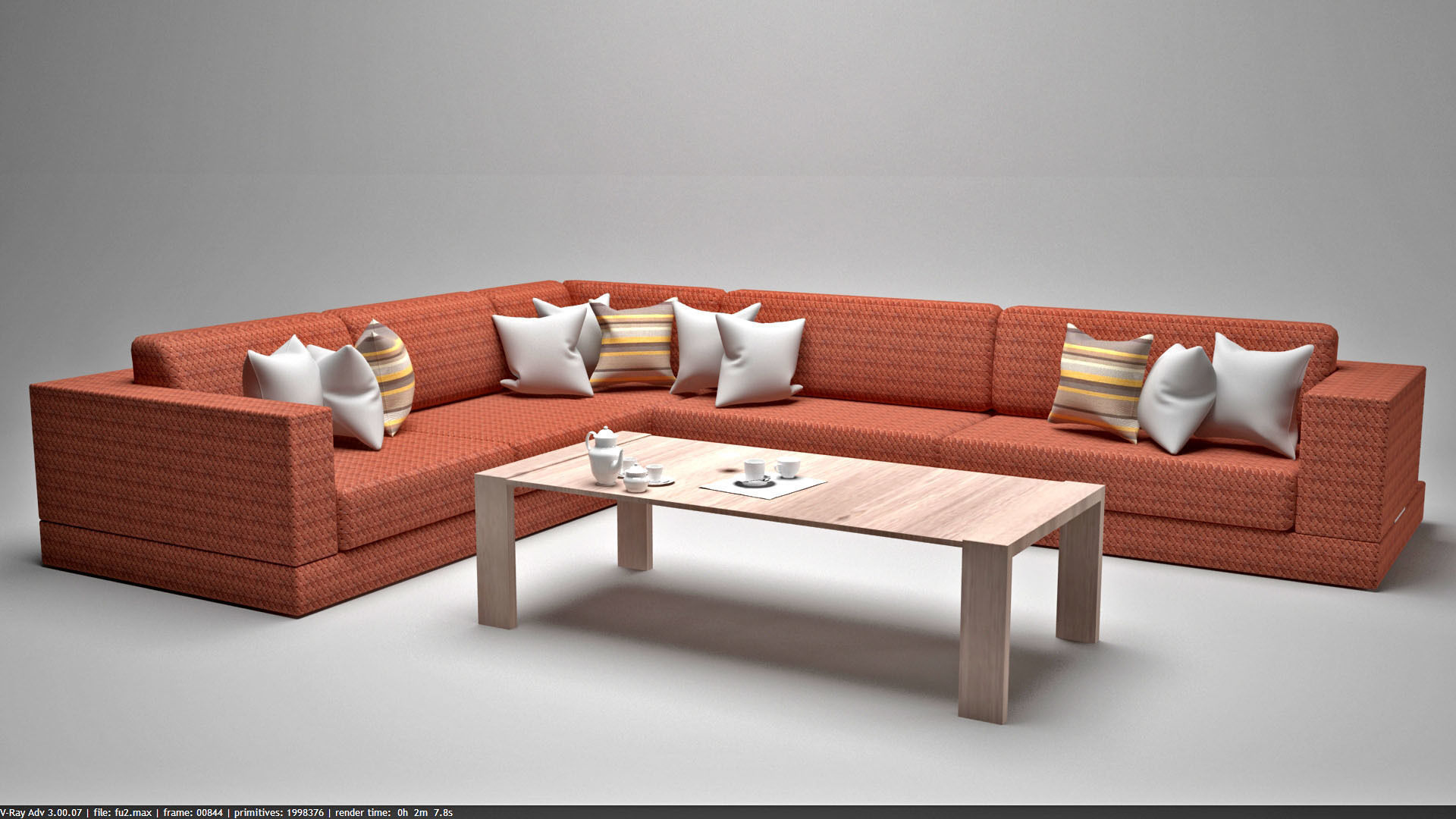 Corner Sofa 3D model_1