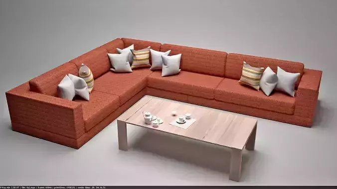 Corner Sofa 3D model