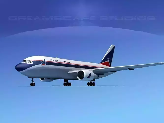 Boeing 767-200ER Delta 1 3D model