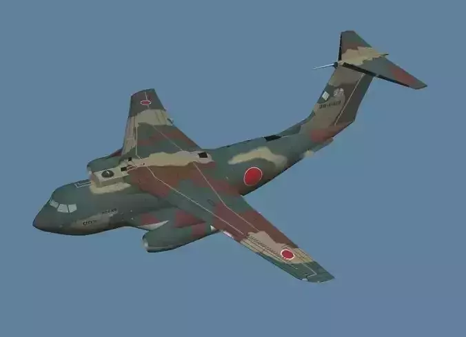 Japan Air Self-Defense Force KAWASAKI C-1 Cargo Plane