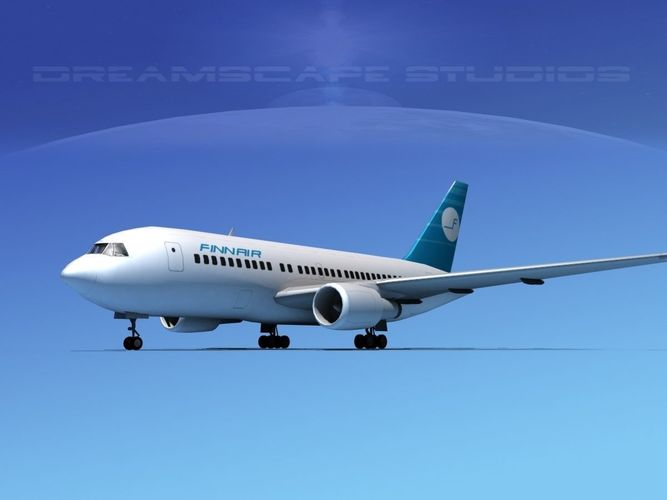 Boeing 767-200ER Finnair 3D model