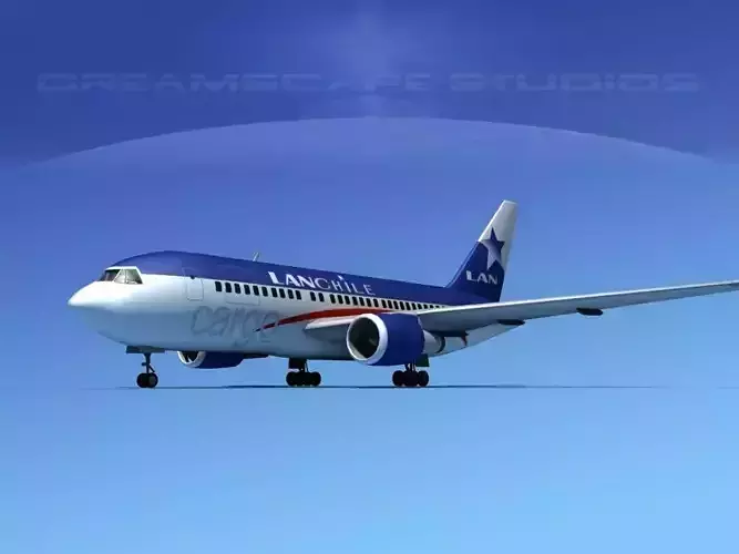 Boeing 767-200ER Lan Chile Cargo 3D model
