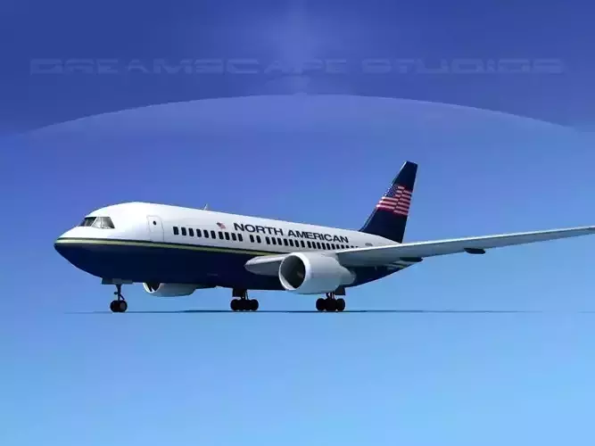 Boeing 767-200ER North American 3D model