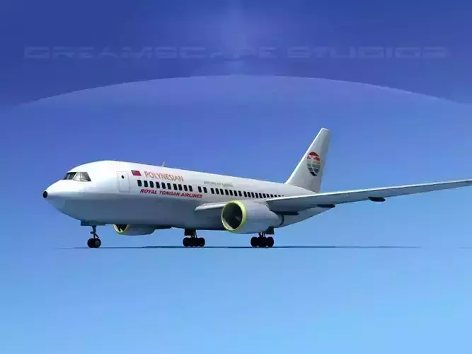 Boeing 767-200ER Polynesian 3D model