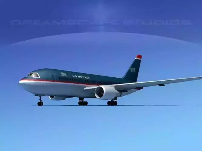 Boeing 767-200ER US Air 3D model