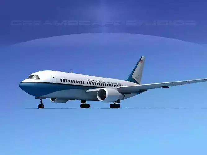 Boeing 767-200ER US Government 3D model