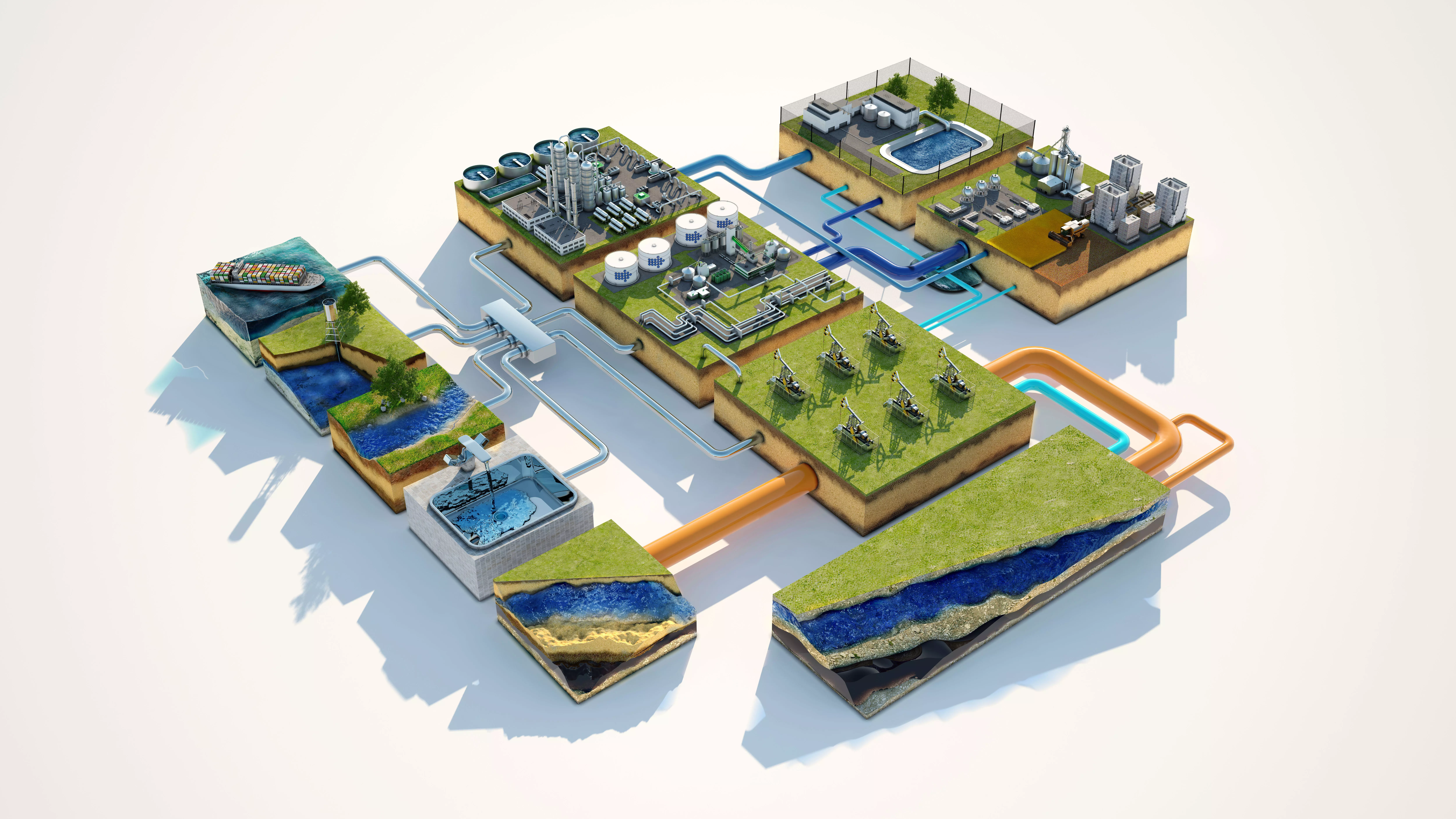 Industrial Water Systems 3D model_0