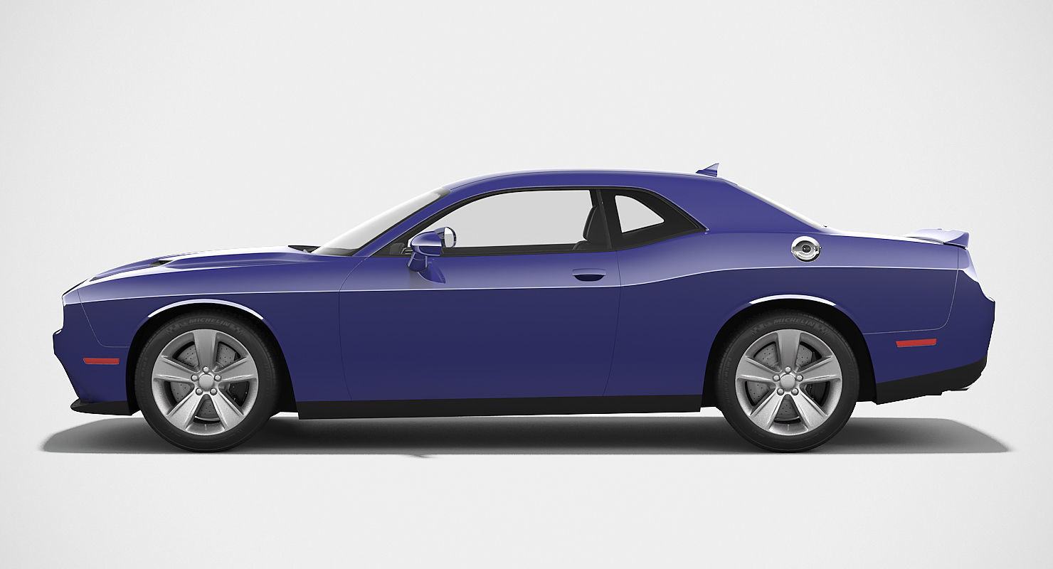 Dodge Challenger SXT 2015 3D model_2