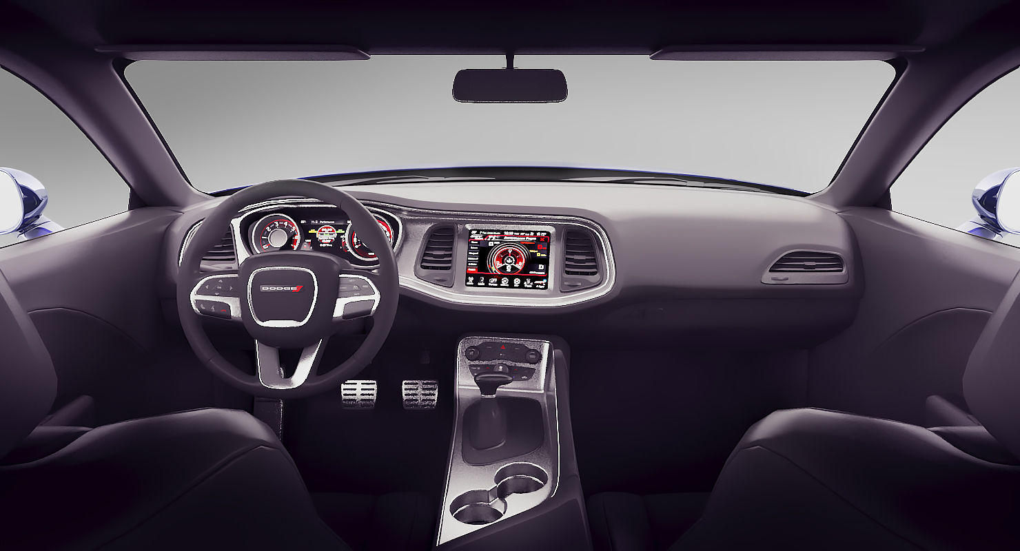 Dodge Challenger SXT 2015 3D model_6