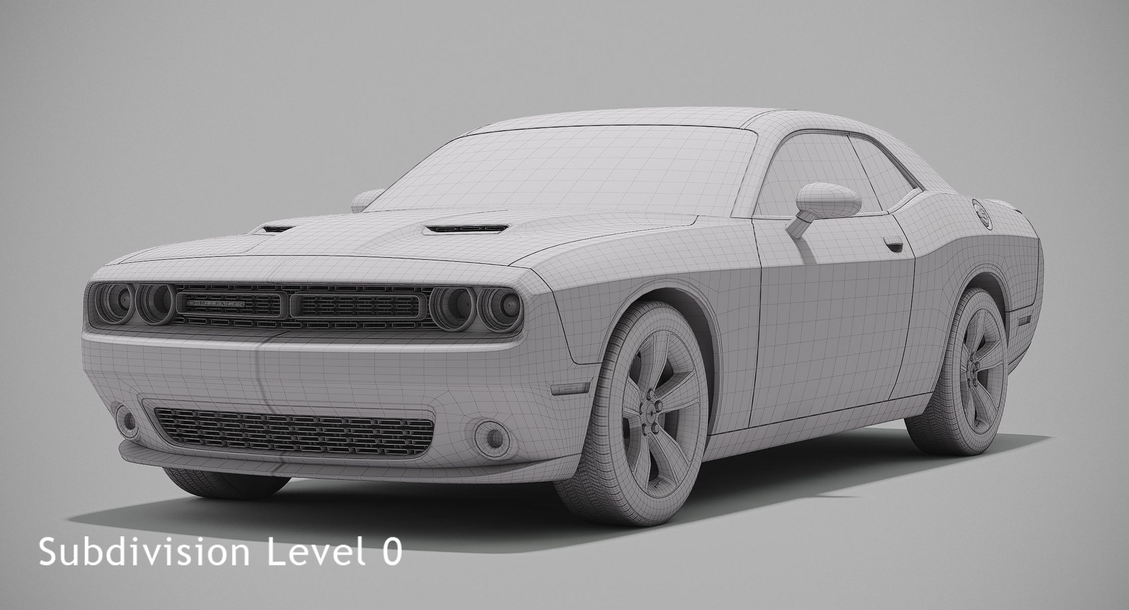 Dodge Challenger SXT 2015 3D model_8