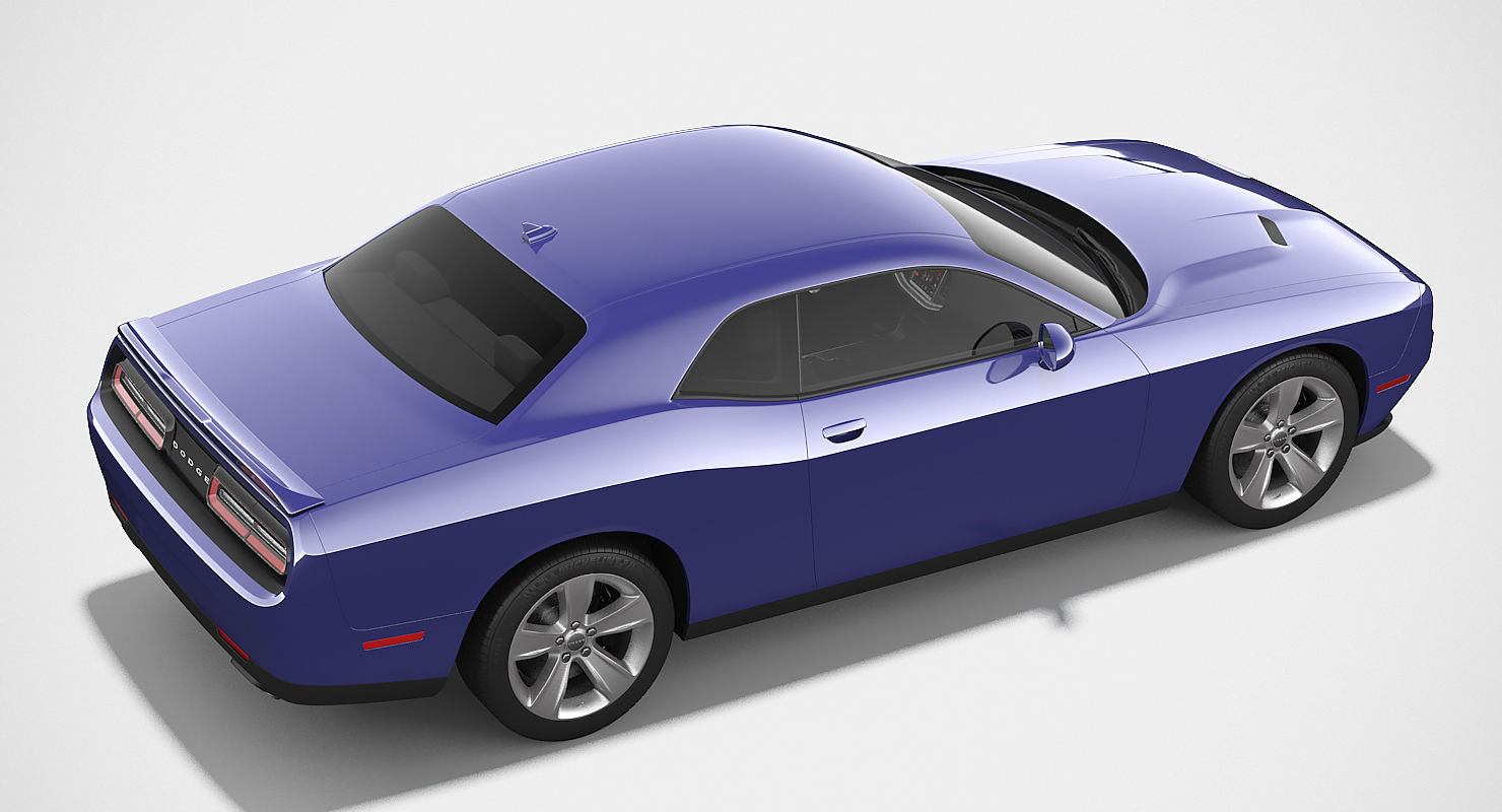 Dodge Challenger SXT 2015 3D model_7