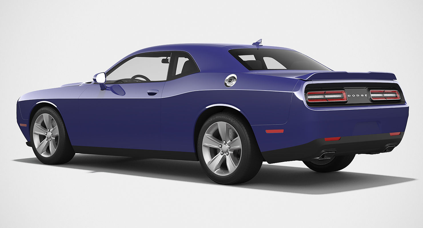 Dodge Challenger SXT 2015 3D model_1