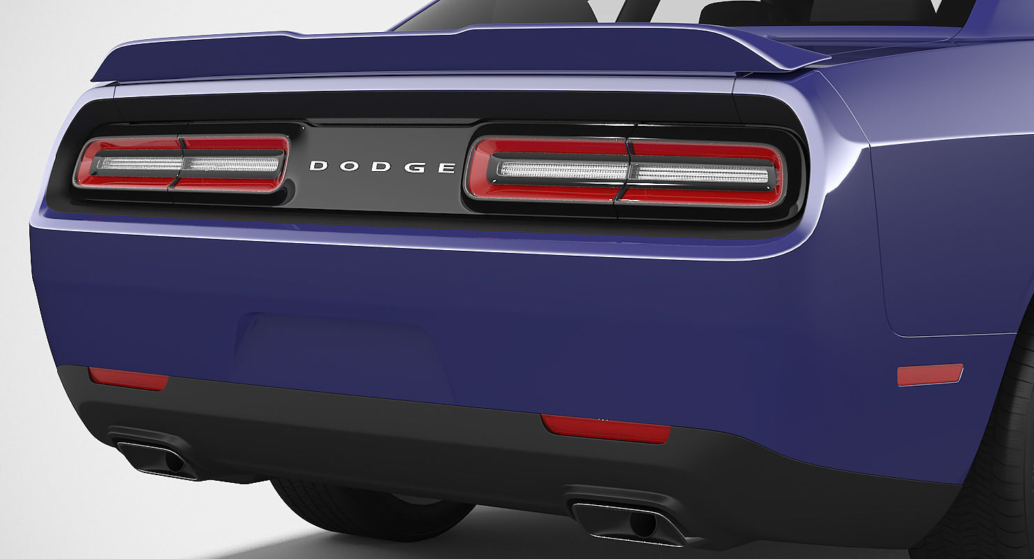 Dodge Challenger SXT 2015 3D model_4