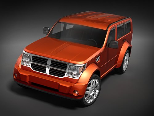 Dodge Nitro 2006 midpoly 3D model_1