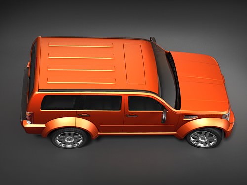Dodge Nitro 2006 midpoly 3D model_4