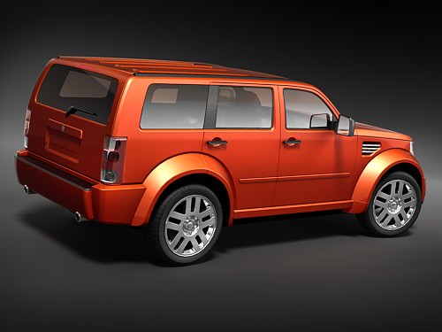 Dodge Nitro 2006 midpoly 3D model_3
