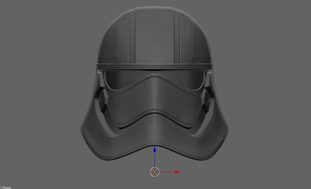 Captain Phasma Helmet Star Wars Episode 7 Cosplay 3D print model_0