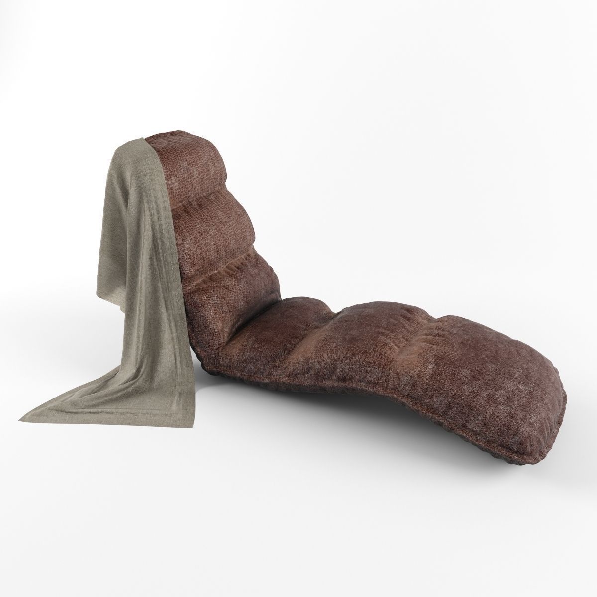 Adjustable Lounge Chair 3D model_1