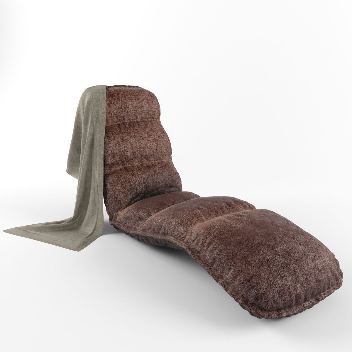 Adjustable Lounge Chair 3D model_0