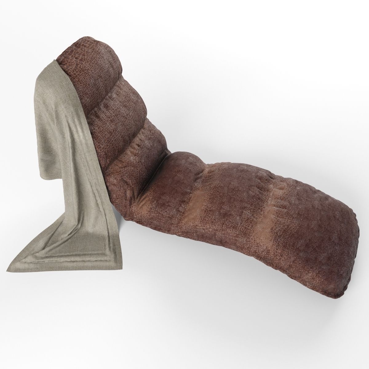 Adjustable Lounge Chair 3D model_2