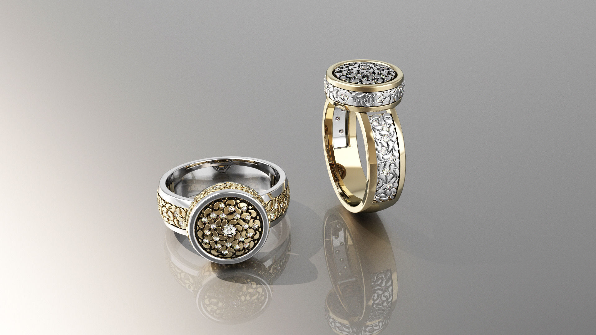 Ring the hidden fortune 3D print model_1