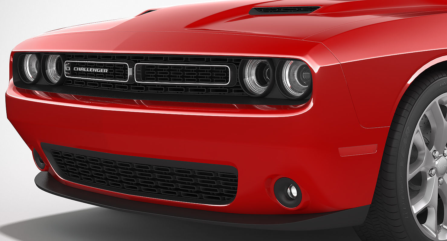 Dodge Challenger SXT Plus 2015 3D model_7