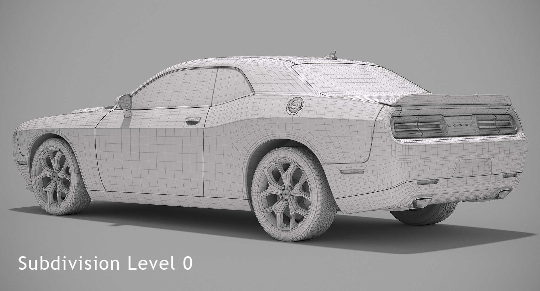 Dodge Challenger SXT Plus 2015 3D model_9