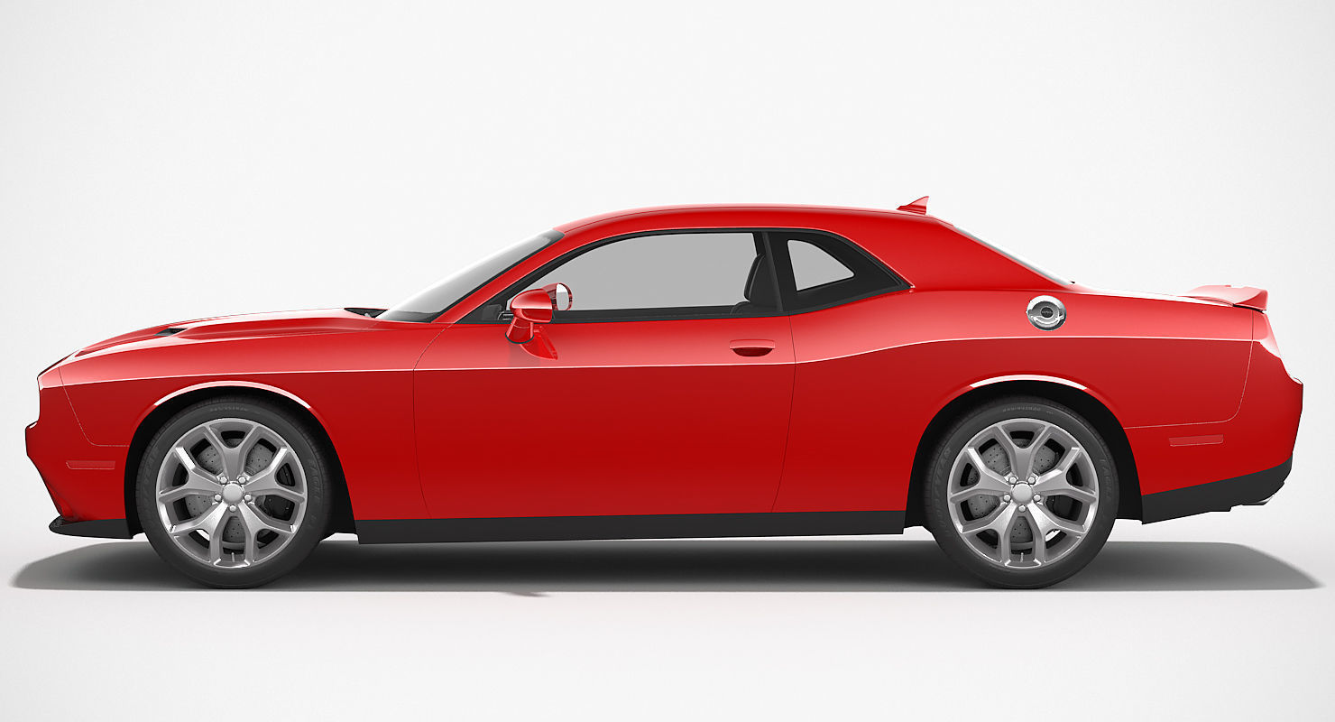 Dodge Challenger SXT Plus 2015 3D model_2