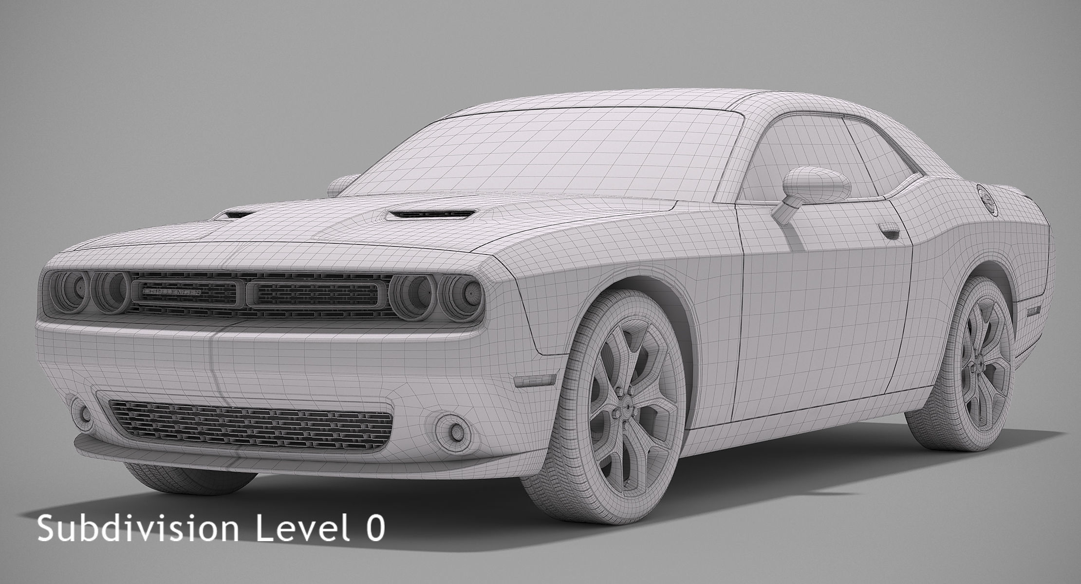 Dodge Challenger SXT Plus 2015 3D model_8