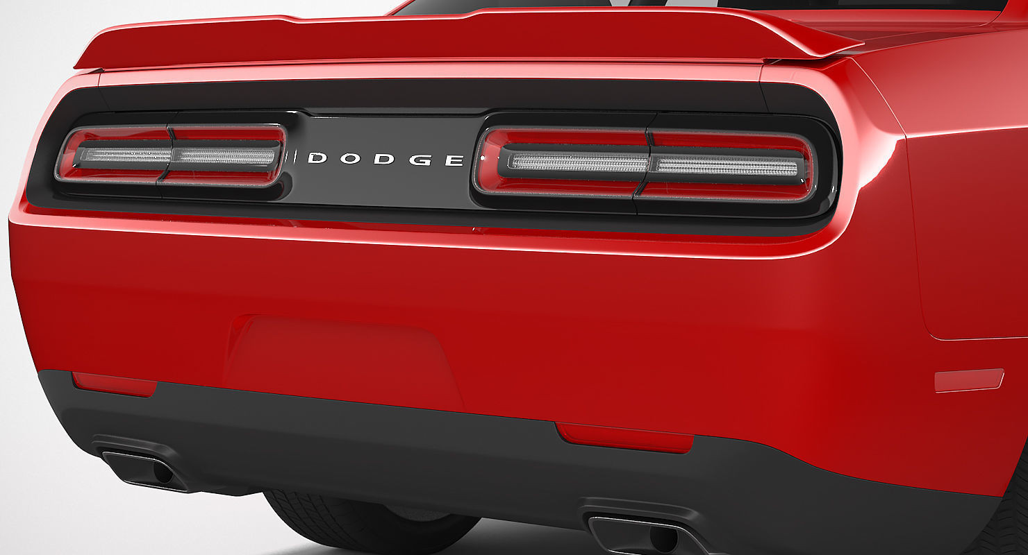 Dodge Challenger SXT Plus 2015 3D model_5