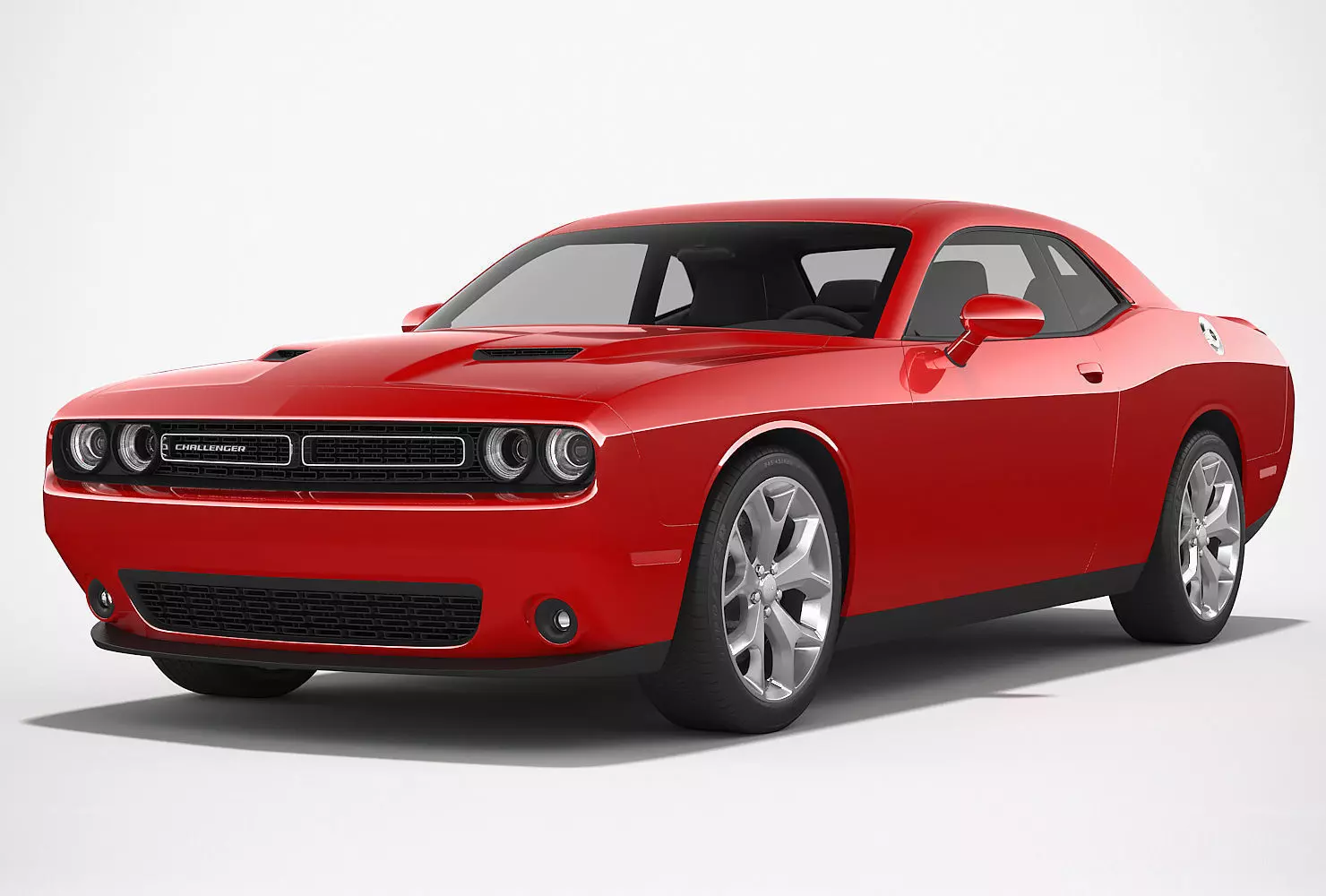Dodge Challenger SXT Plus 2015 3D model_0