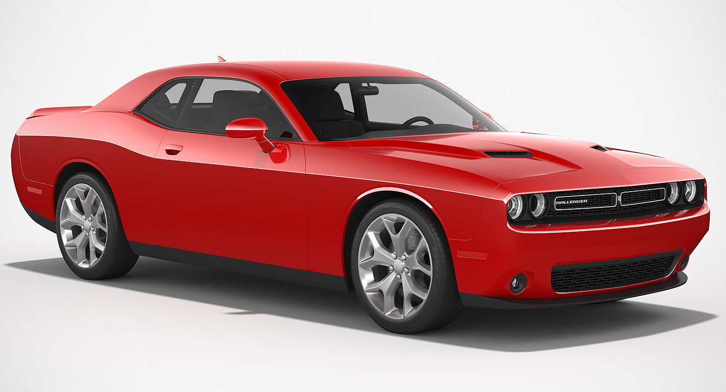 Dodge Challenger SXT Plus 2015 3D model_1