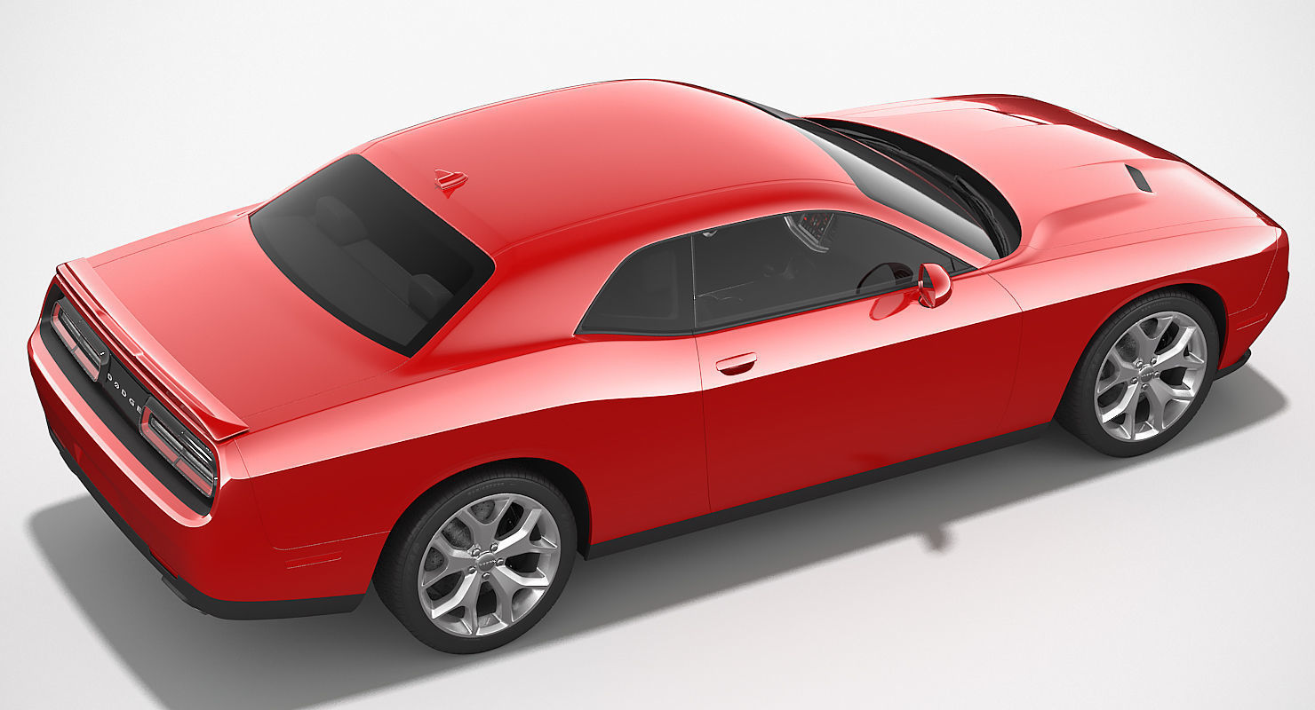 Dodge Challenger SXT Plus 2015 3D model_6
