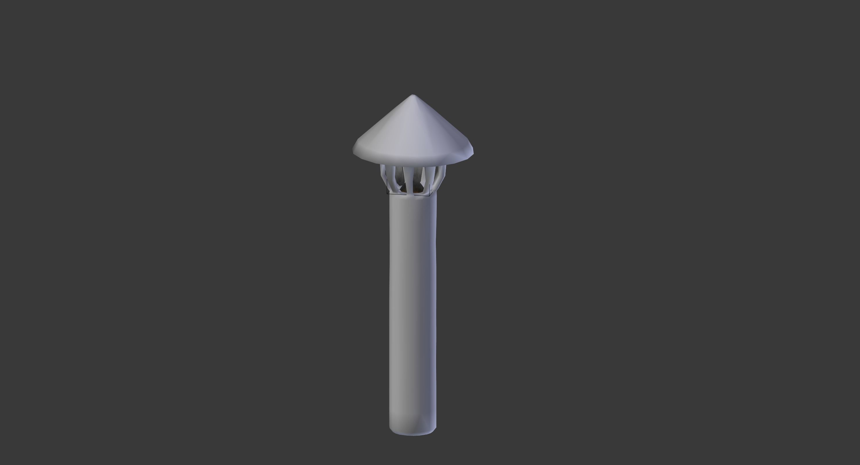 Signal tower cartoon Low-poly 3D model_10