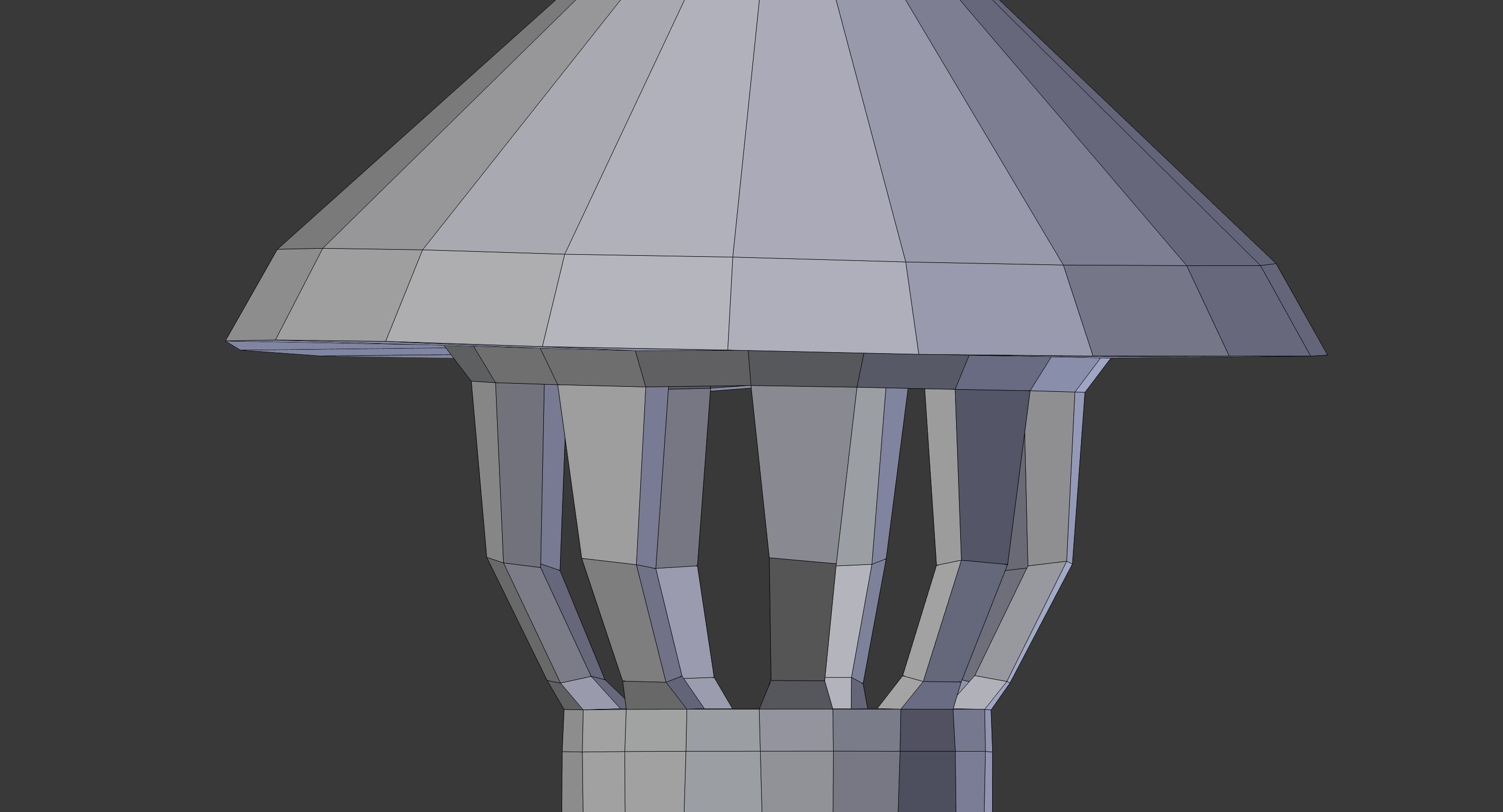 Signal tower cartoon Low-poly 3D model_14